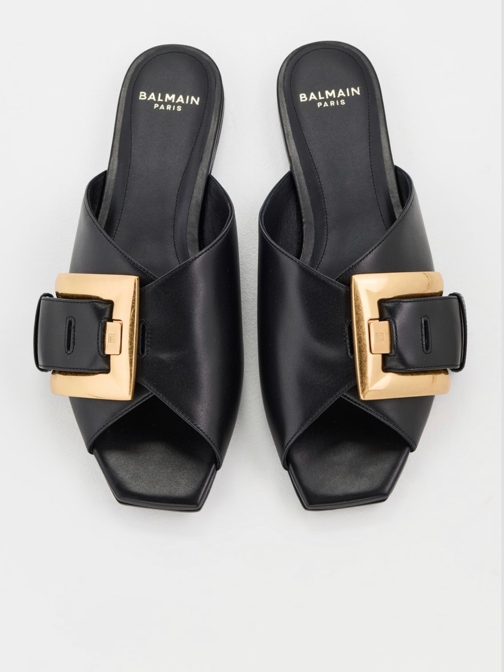 Balmain Anthem Flat Sandals